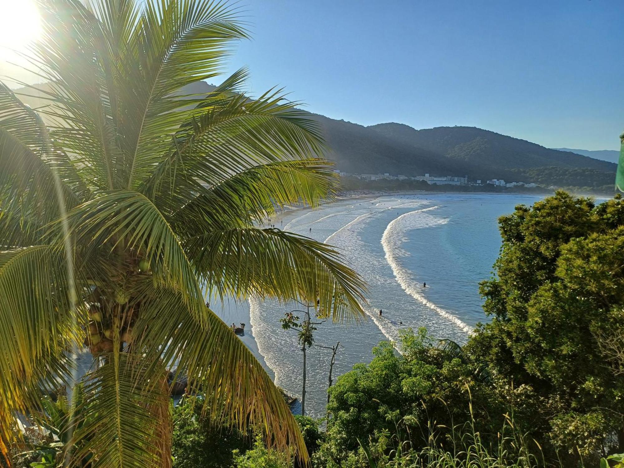 Pe Na Areia Apto 708 Ubatuba Kültér fotó